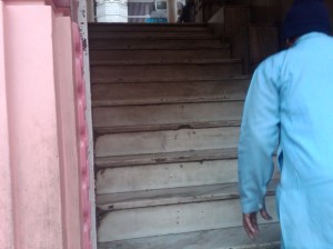 Embarking on Journey up the Stairs