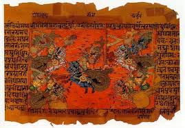 Scene from Bhagavad Gita